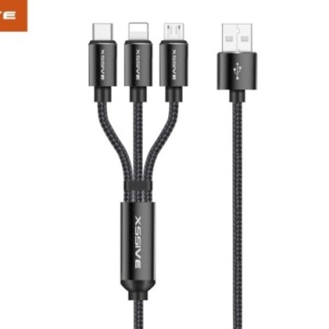 USB 3 in 1 kabel 1.2M
